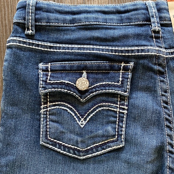 Levi's Bootcut Jeans Girls 10 1/2 Plus Stretch Blue Dark Wash - Picture 12 of 12